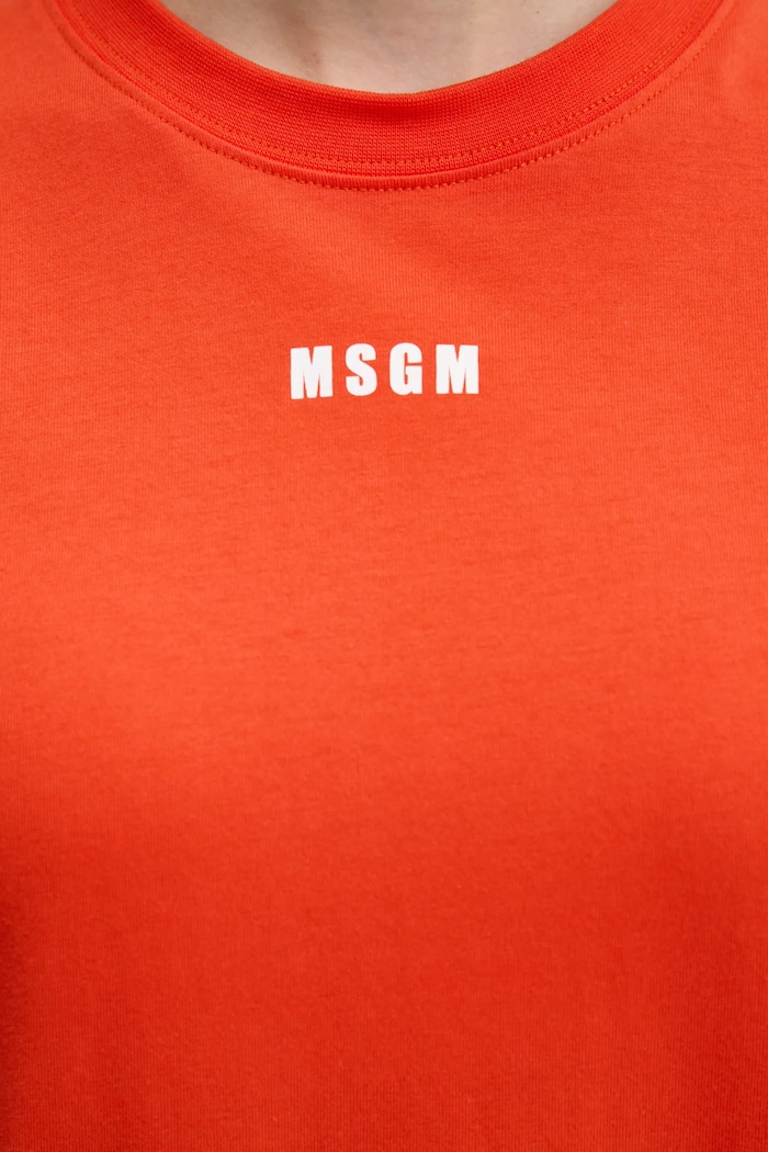 Φόρεμα MSGM 3841MDA83.257002 πορτοκαλί
