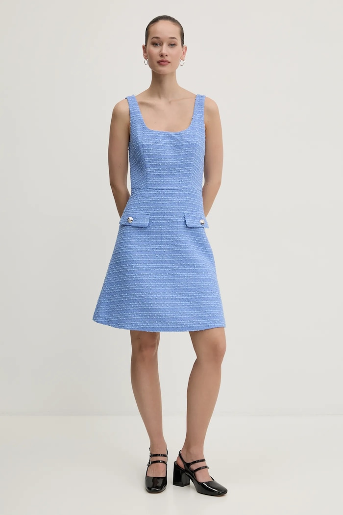 HUGO rochie 50530477 albastru SS25