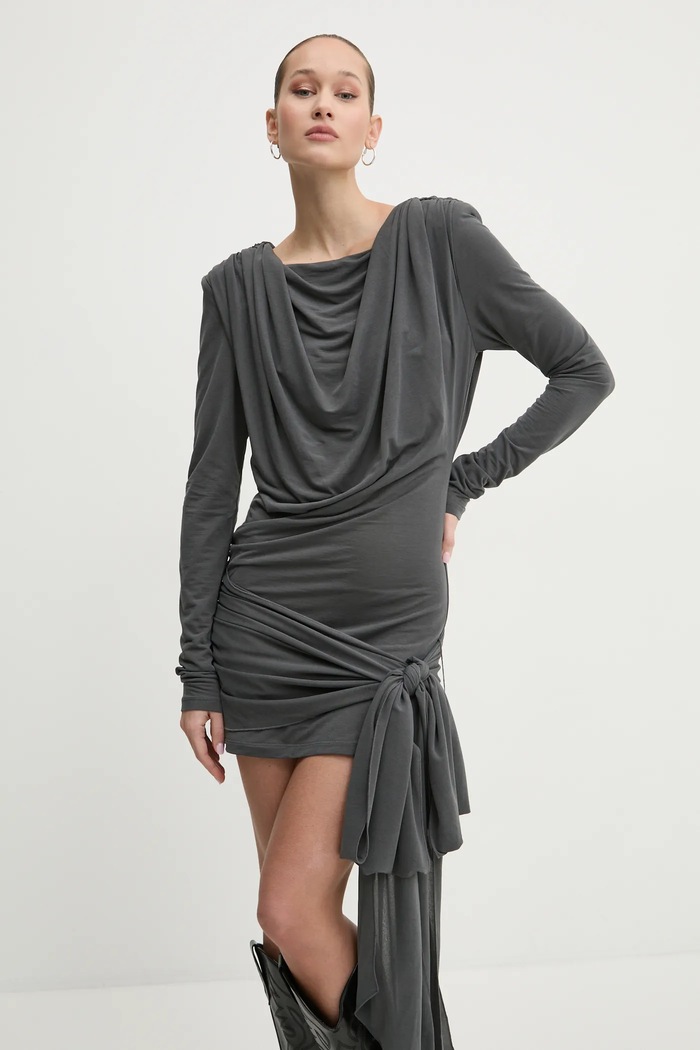 Rotate rochie 1141011205 gri SS25