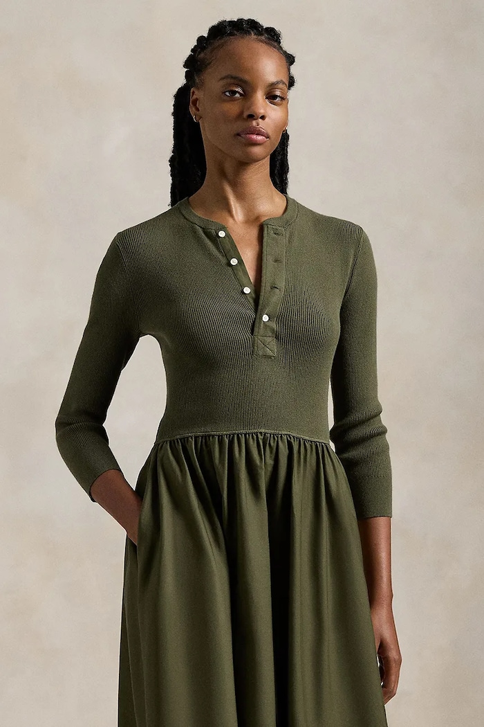 Odzież Polo Ralph Lauren sukienka 211959906 zielony