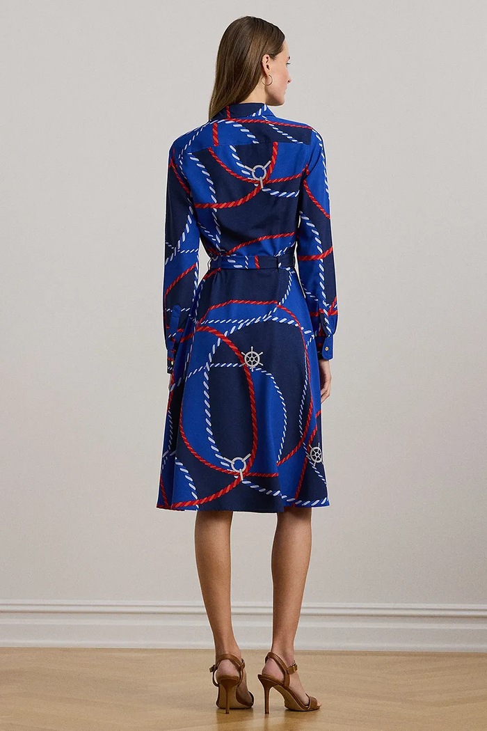 Lauren Ralph Lauren sukienka 200962233 niebieski SS25