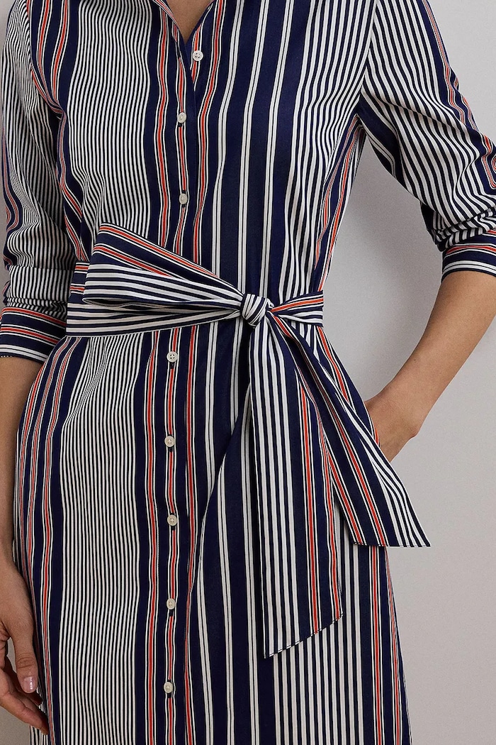 Bavlnené šaty Lauren Ralph Lauren viacfarebná 200962683