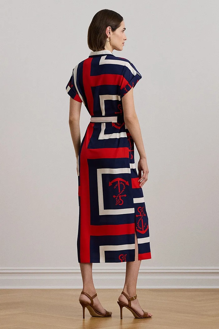 Šaty Lauren Ralph Lauren 200962942 modrá SS25