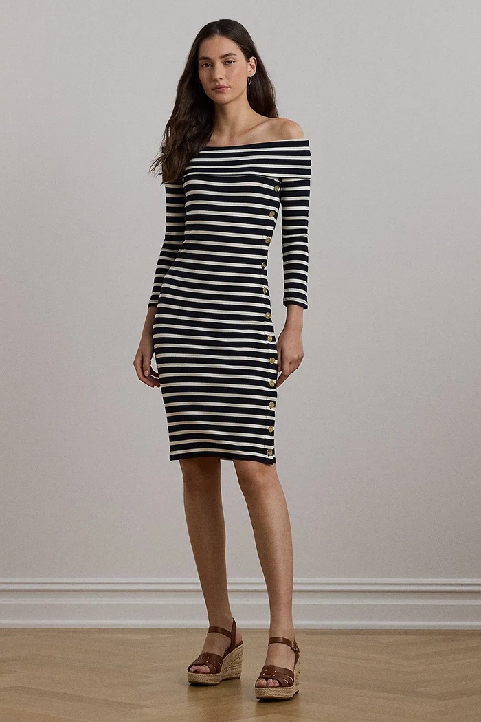 Φόρεμα Lauren Ralph Lauren casual σκούρο μπλε 250957718