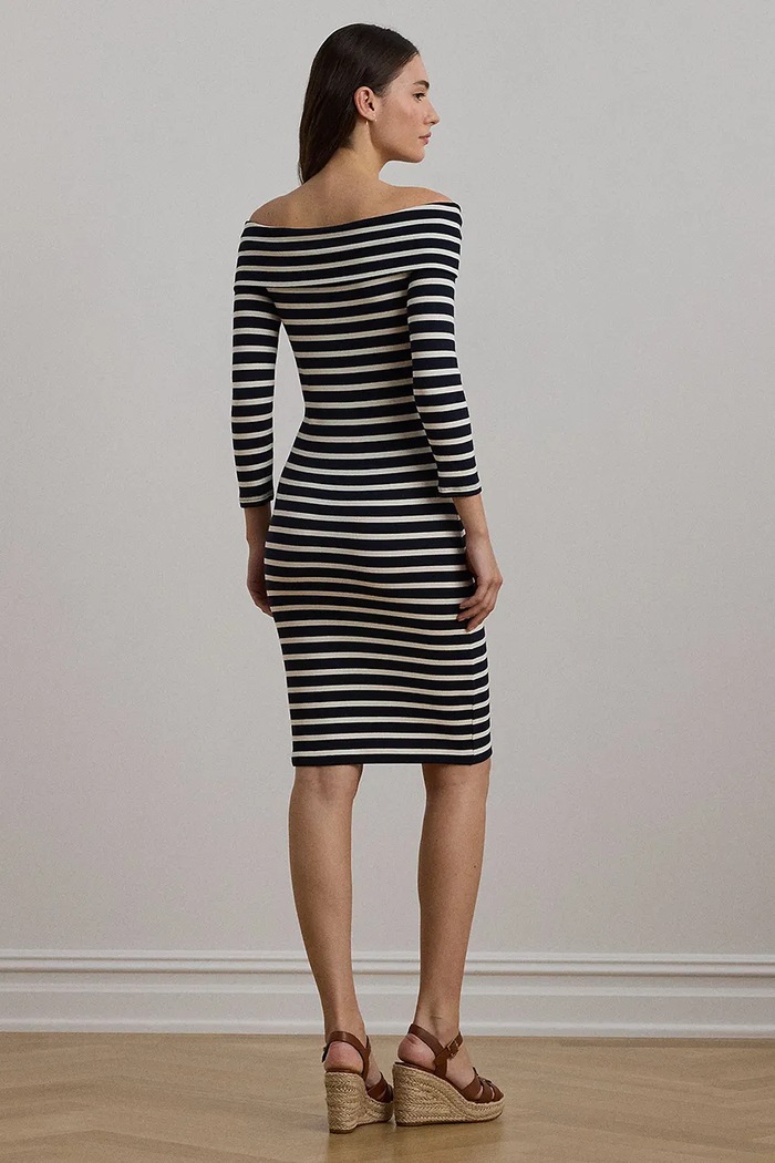 Φόρεμα Lauren Ralph Lauren 250957718 σκούρο μπλε SS25