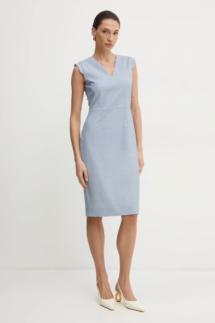 BOSS rochie mini albastru 50535259