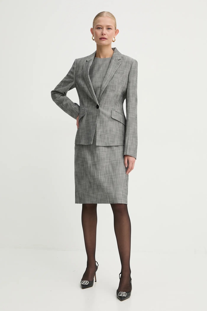 BOSS Rochie 50542461 gri SS25