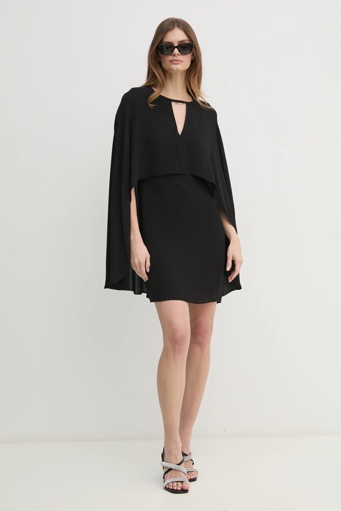 Рокля Karl Lagerfeld A1W13022 черен SS25