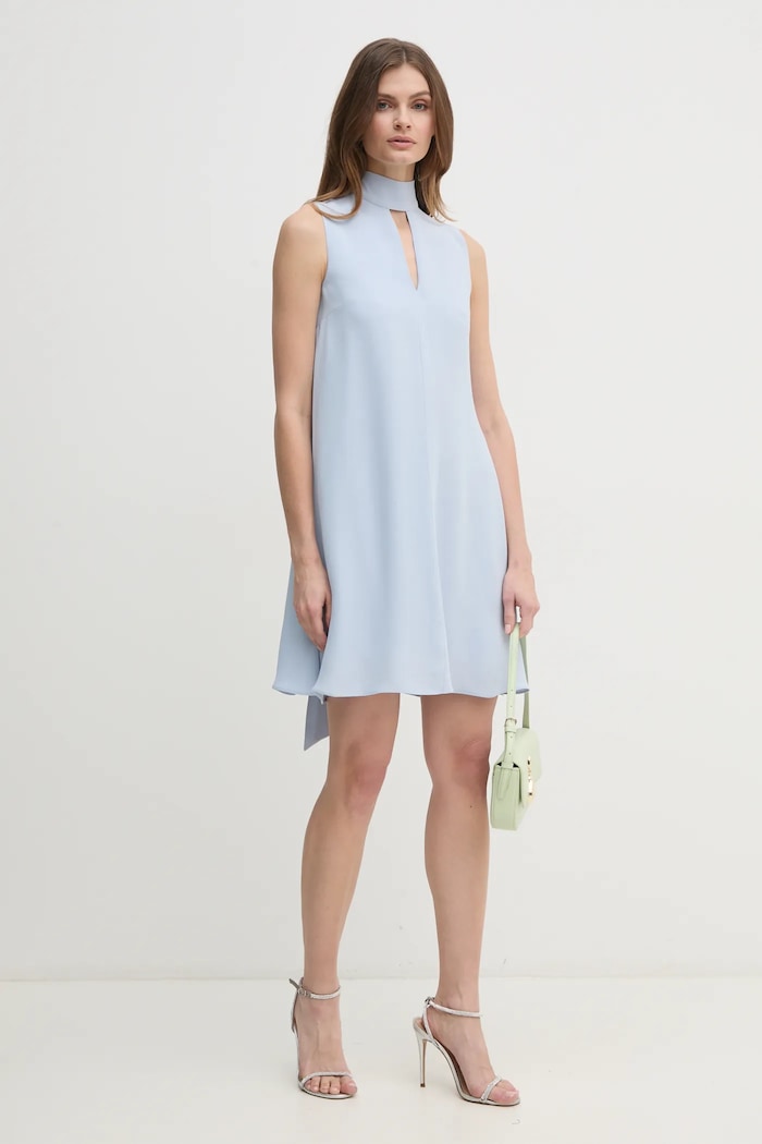 Karl Lagerfeld Rochie A1W13040 albastru SS25