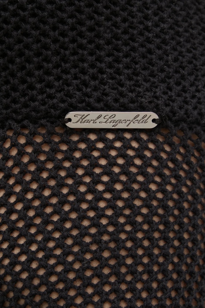Karl Lagerfeld sukienka czarny A1W46032