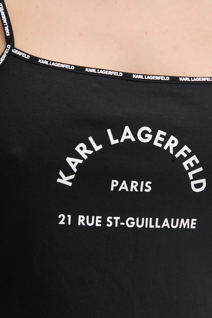 Φόρεμα Karl Lagerfeld A1W46081 μαύρο