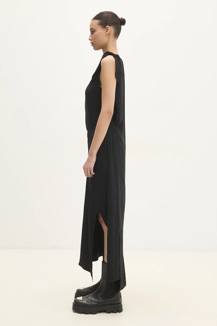 Samsoe Samsoe rochie SAALBA F24400148 negru SS25