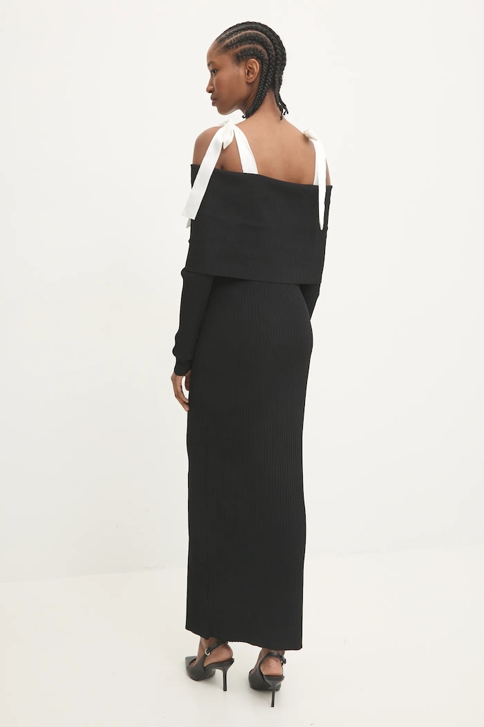 Rotate vestito 0 113718100 nero SS25