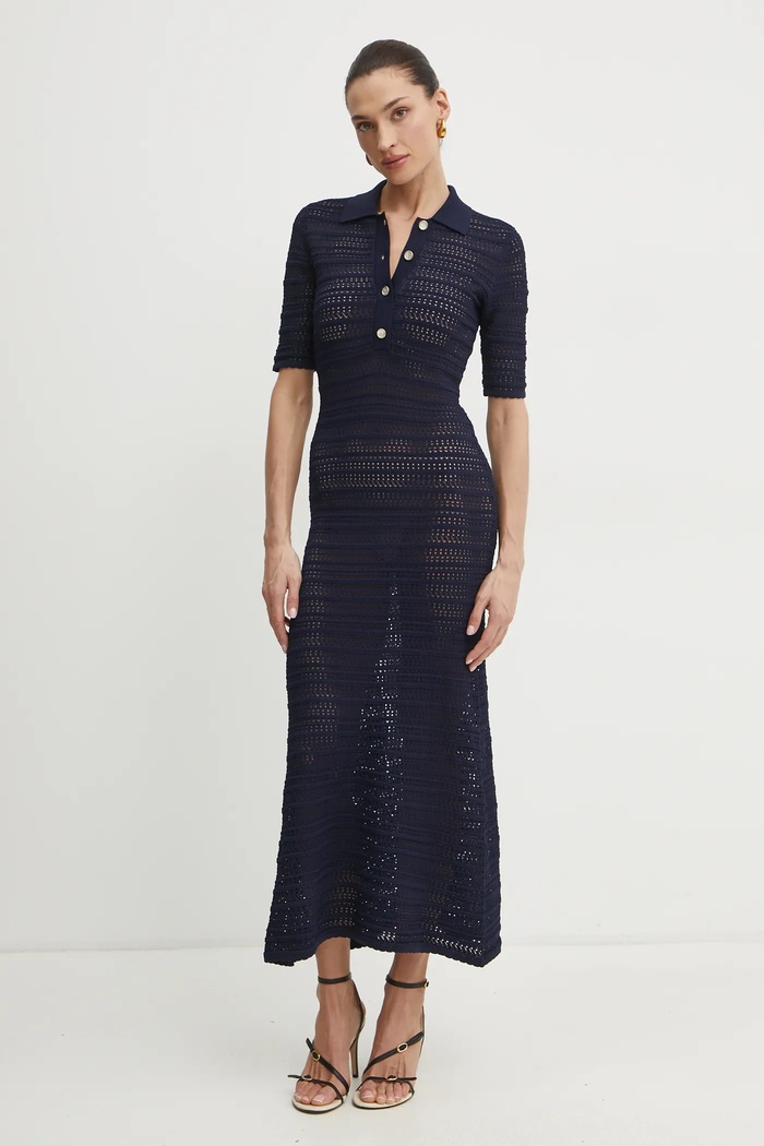 Twinset sukienka 251TP3190 granatowy SS25