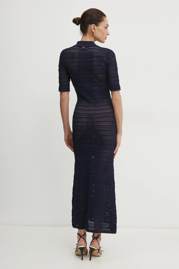 Odzież Twinset sukienka 251TP3190 granatowy