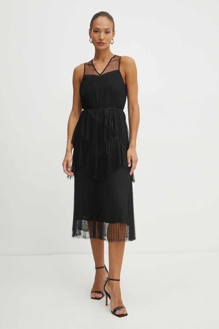 Twinset Sukienka czarny 251TP2511