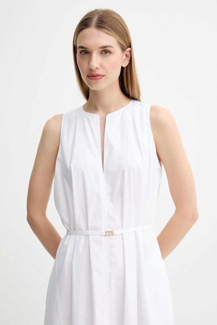 Odzież Twinset sukienka 251TT2221 biały
