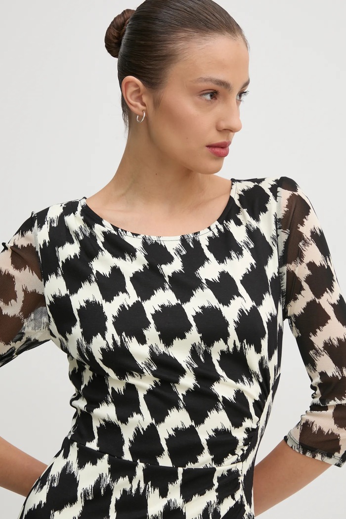 Haljina DIANE VON FURSTENBERG DVFDL4S038 bež