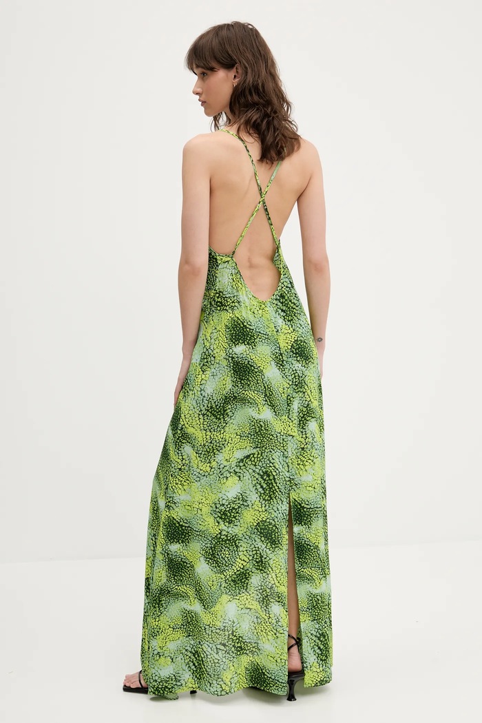 IRO Rochie WM33IDILA verde SS25