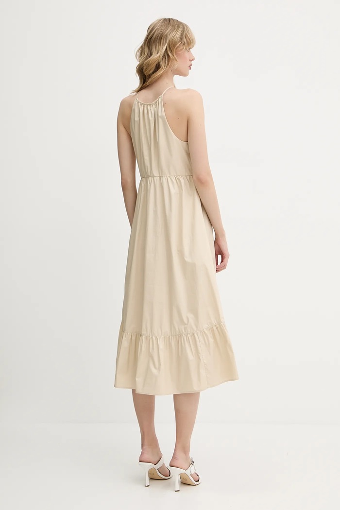 Abbigliamento Armani Exchange vestito in cotone XW000477.AF12812 beige