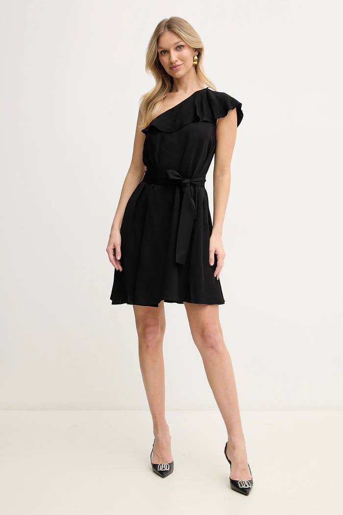 Haljina Armani Exchange XW000442.AF12742 crna SS25