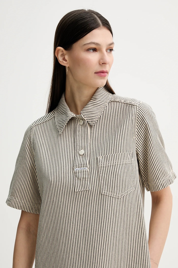 Marc O'Polo rochie din denim bej 5000005838