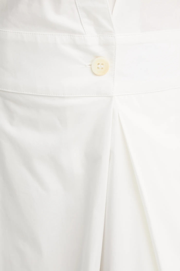 Bavlněné šaty A.P.C. robe athena COEVD.F35149 bílá