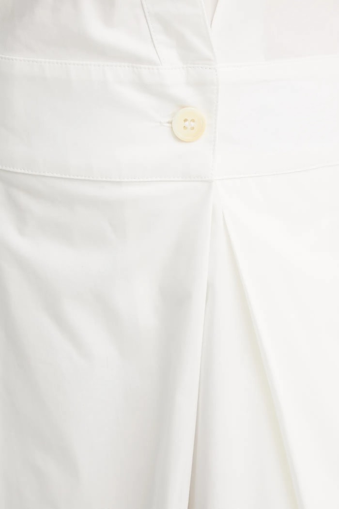 Bavlněné šaty A.P.C. robe athena COEVD.F35149 bílá
