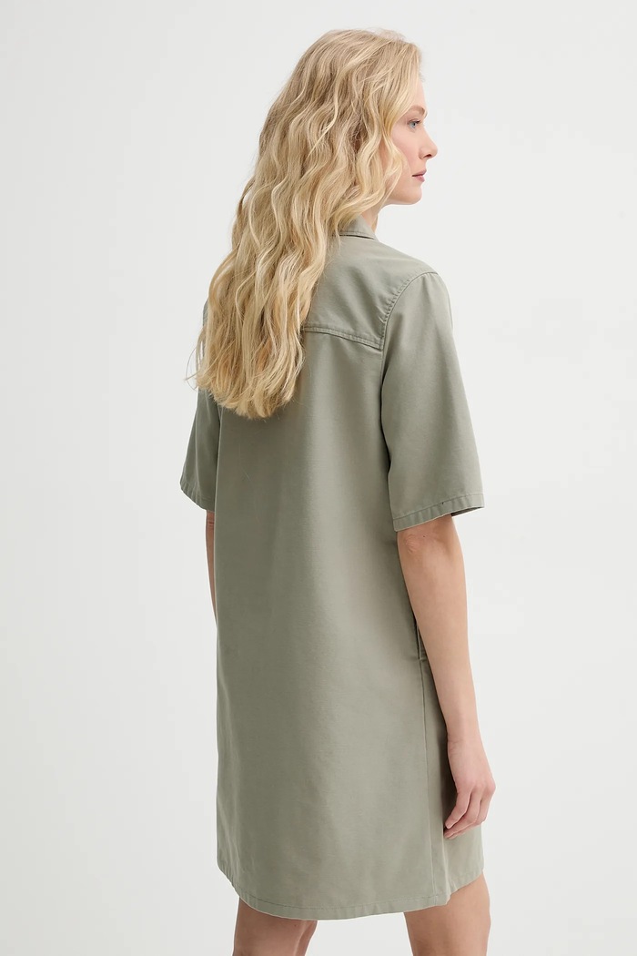 Odjeća Pamučna haljina A.P.C. robe selia COGBJ.F35177 zelena