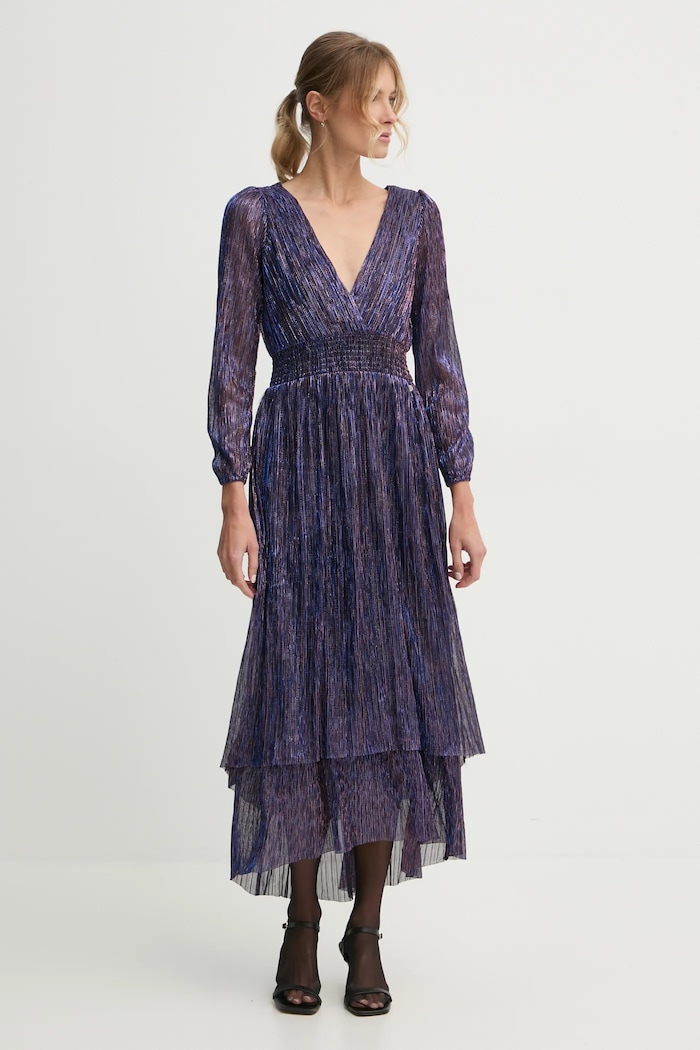Pepe Jeans sukienka ALTHEA midi granatowy PL953637