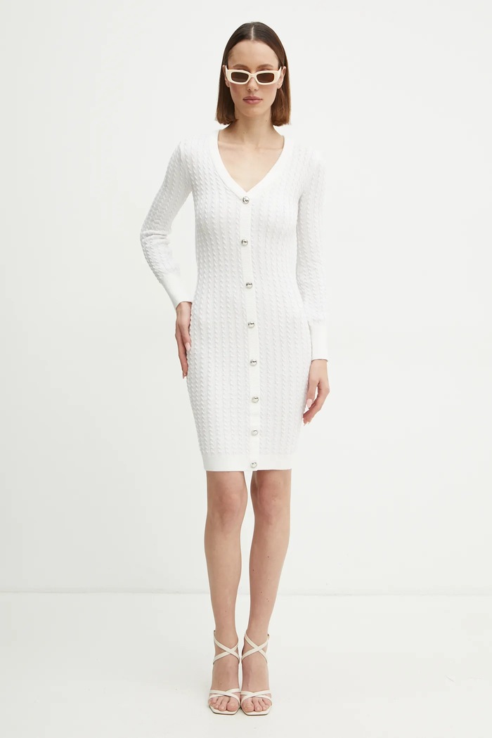 Šaty Guess W5RK09.Z3KT0 béžová SS25