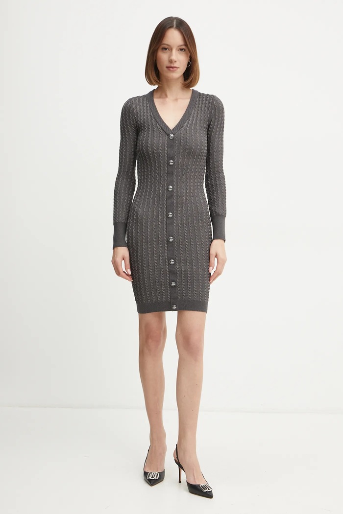Šaty Guess W5RK09.Z3KT0 šedá SS25