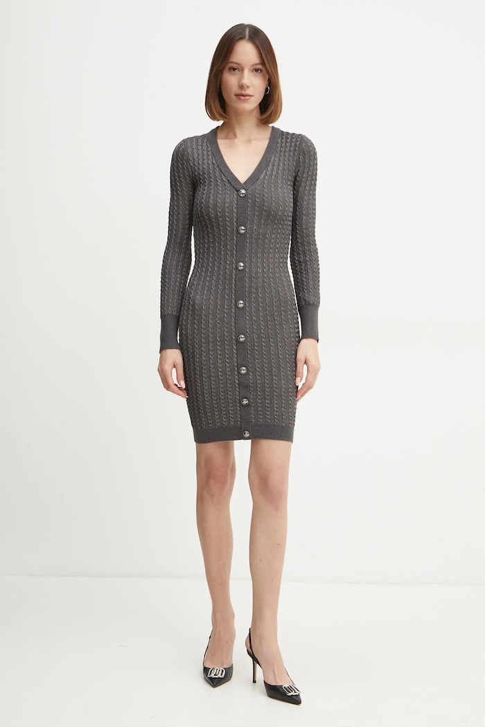 Šaty Guess W5RK09.Z3KT0 šedá SS25