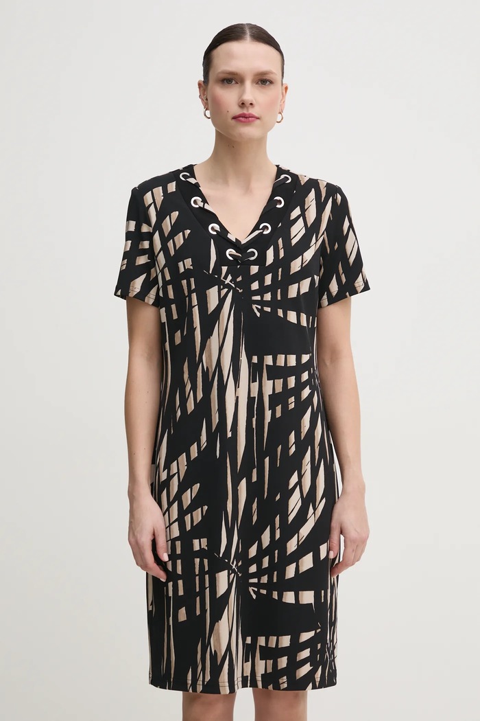 Joseph Ribkoff sukienka 251266 czarny SS25