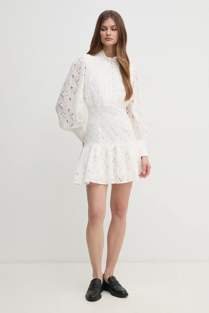 Šaty Bardot 58421DB béžová SS26