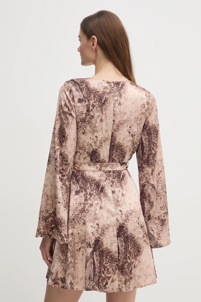 Oblečení Šaty Guess NEW LAILA W5RK92.WF1T2 béžová