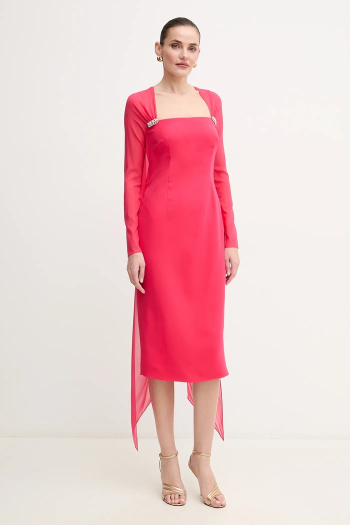 Φόρεμα Luisa Spagnoli 541709 ροζ SS25