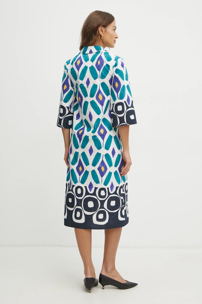 Luisa Spagnoli vestito 542073 blu SS25
