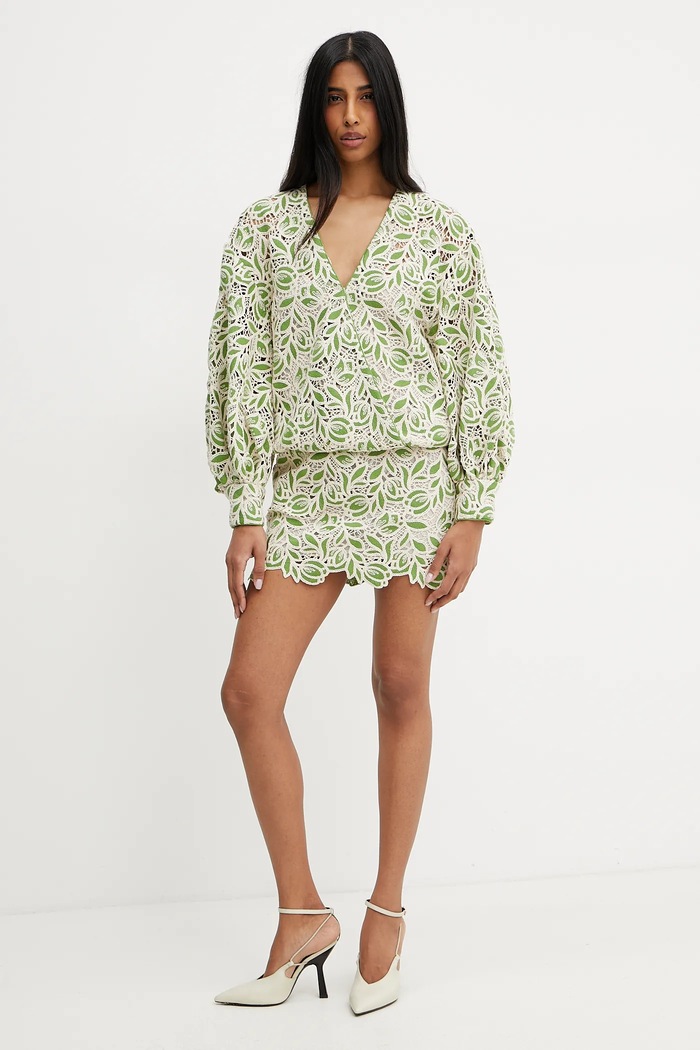 Haljina Luisa Spagnoli 542278 zelena SS25