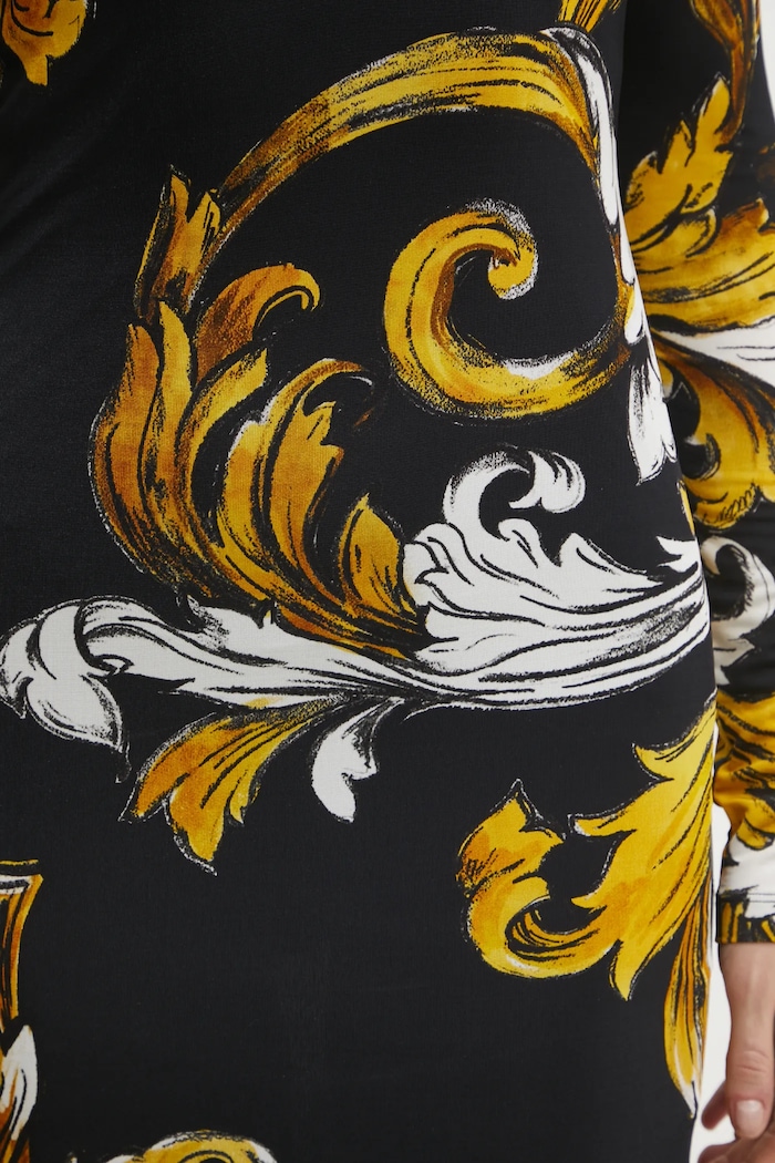 Φόρεμα Versace Jeans Couture 78HAO920.JS471 μαύρο