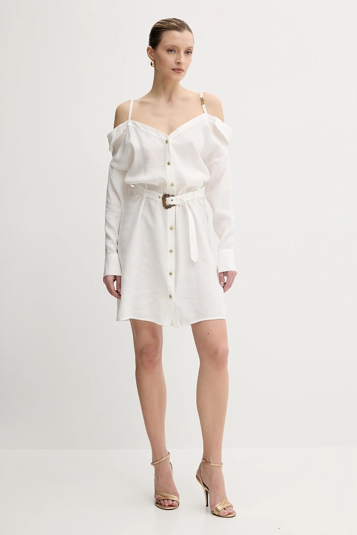 Šaty Versace Jeans Couture 78HAO911.N0433 béžová SS25
