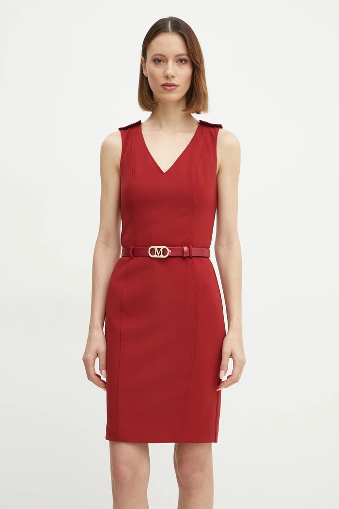 Marciano by Guess sukienka MASHA midi czerwony 5RGK10.6302A