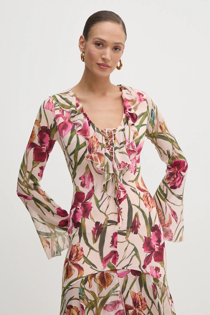 Ρούχα Marciano by Guess Φόρεμα Marciano by Guess IRIS 5RGK41.9603Z ροζ