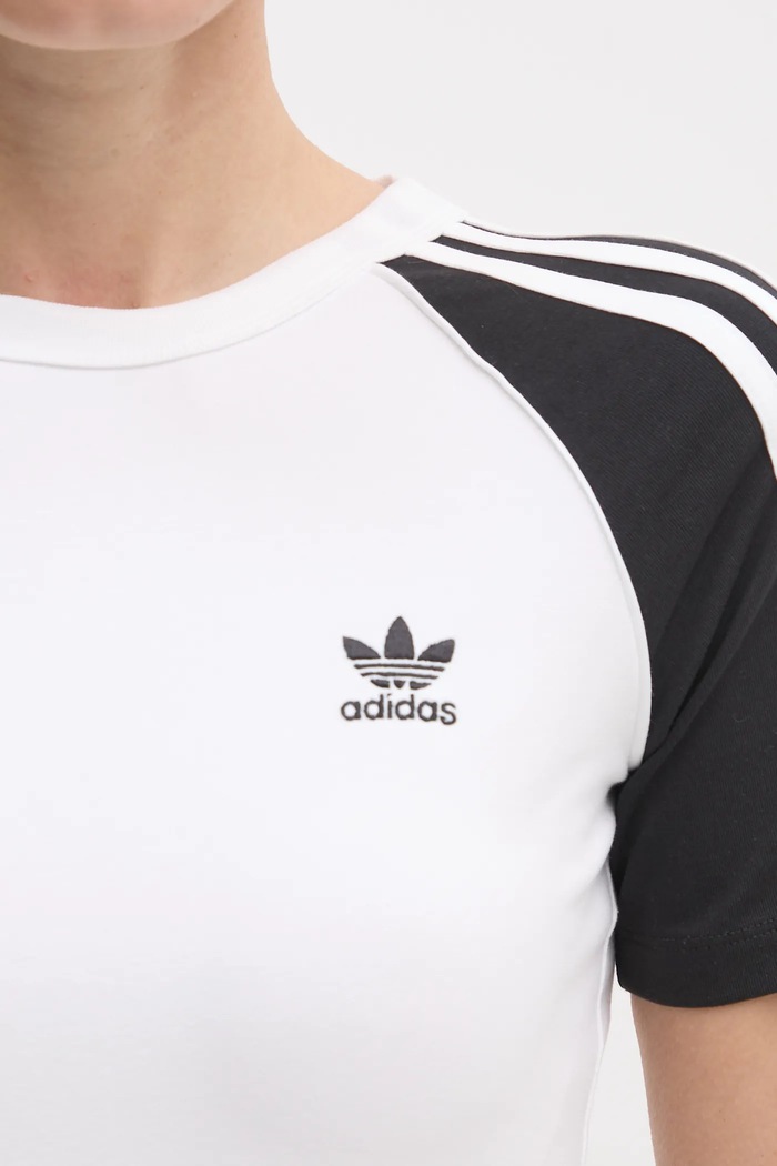 Šaty adidas Originals 3S RAGLAN DRESS JD0837 biela