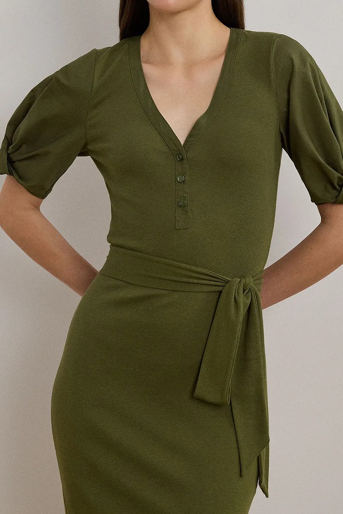 Рокля Lauren Ralph Lauren зелен 250964070