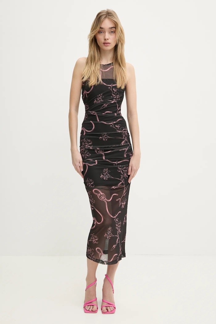 Šaty Moschino Jeans maxi černá 0469.3240