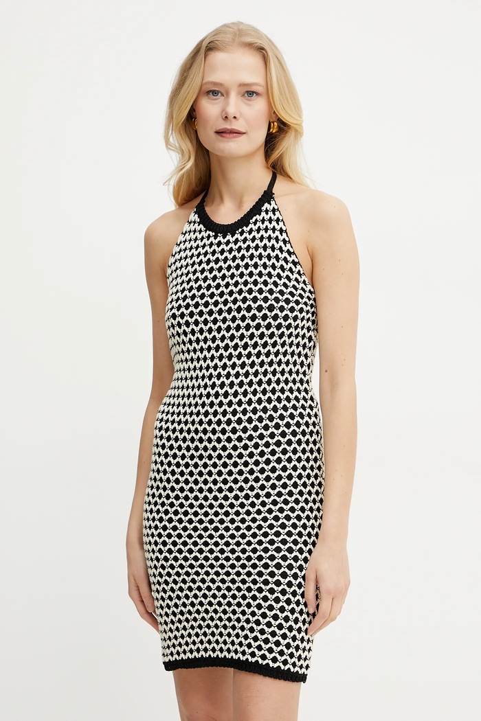 Simona Corsellini rochie rotund negru P25CPABO07