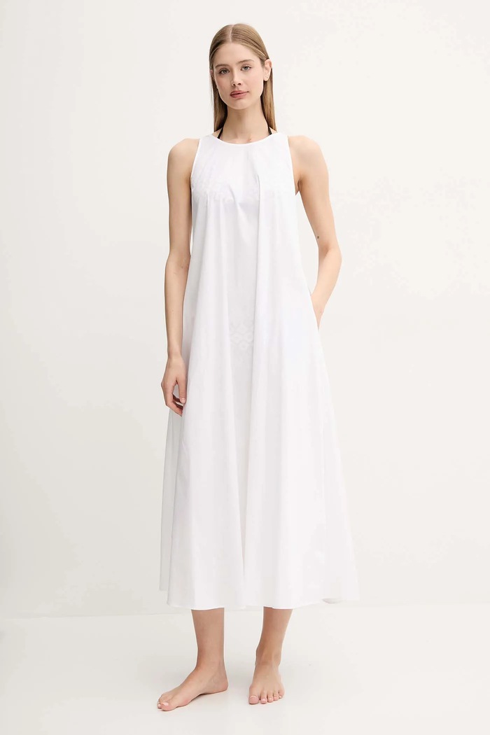 Plážové šaty Max Mara Beachwear biela 2516221019600