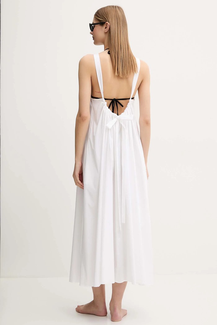 Oblečenie Plážové šaty Max Mara Beachwear 2516221019600 biela
