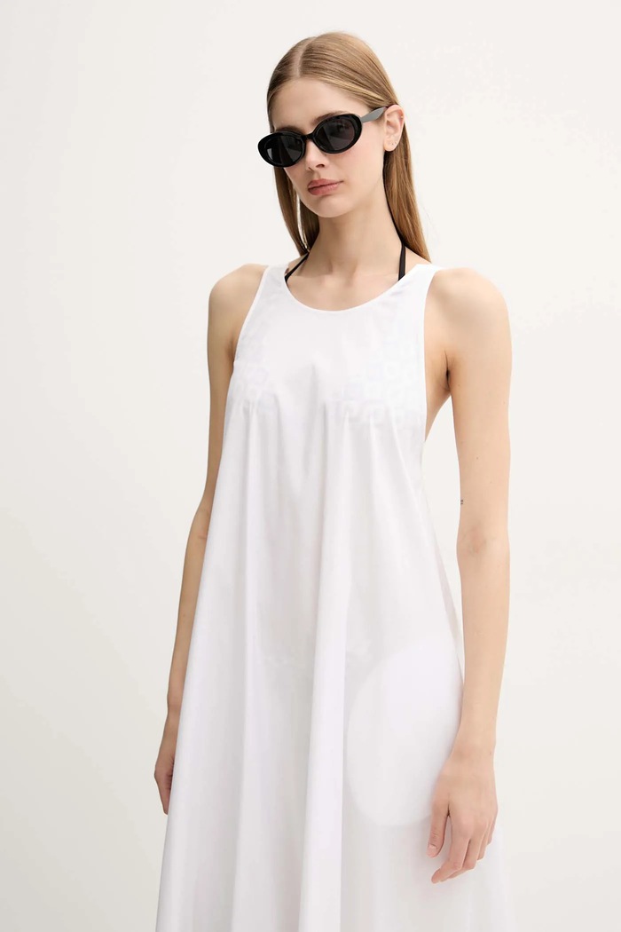 Plážové šaty Max Mara Beachwear 2516221019600 biela